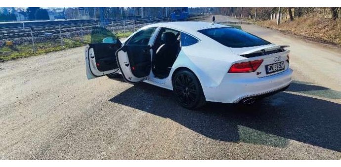 Audi A7 widok z tyłu